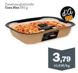 Sorli Casa mas - canelons gratinats oferta