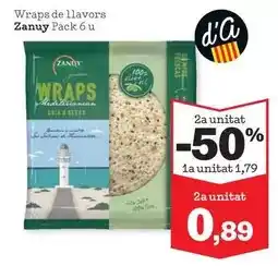 Sorli Zanuy - wraps de llavors oferta