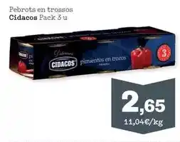 Sorli Cidacos - pebrots en trossos oferta