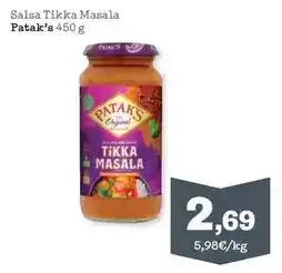 Sorli Patak's - salsa tikka masala oferta