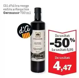 Sorli Germanor - oli d'oliva verge extra arbequina oferta