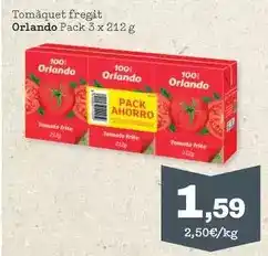 Sorli Orlando - tomaquet fregit oferta