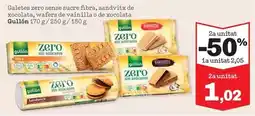 Sorli Gullón - galetes zero sense sucre abra oferta