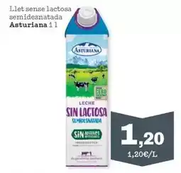 Sorli Asturiana - leche sense lactosa semidesnatada oferta