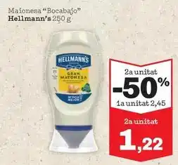 Sorli Hellmann's - maionesa bocabajo oferta