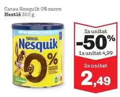 Sorli Nestlé - cacau nesquik 0% sucre oferta