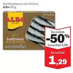 Sorli Albo - sardinetes en oli d'oliva oferta