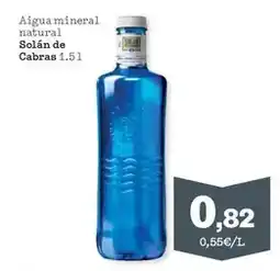 Sorli Solán de cabras - agua mineral natural oferta