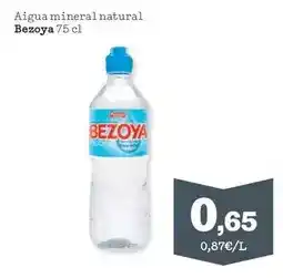 Sorli Bezoya - aigua mineral natural oferta