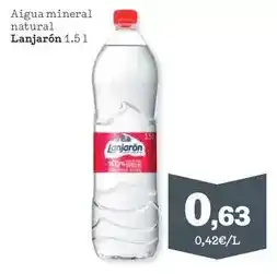 Sorli Lanjarón - aigua mineral natural oferta