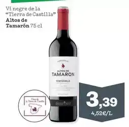Sorli Altos de tamarón - vi negre de la tierra de castilla oferta