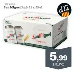 Sorli San miguel - cervesa oferta