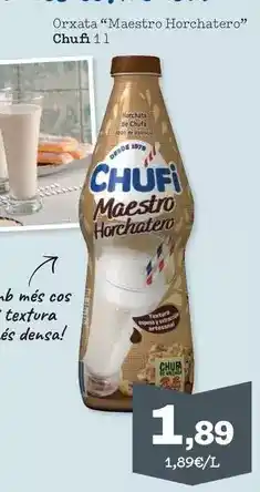 Sorli Chufi - orxata maestro horchatero oferta