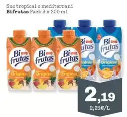 Sorli Bifrutas - suc tropical o mediterrani oferta