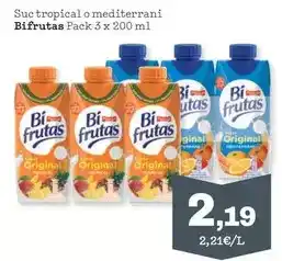 Sorli Bifrutas - suc tropical o mediterrani oferta