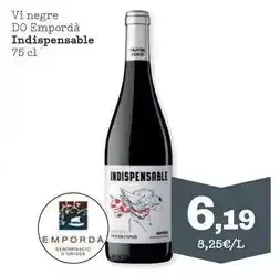 Sorli Indispensable - vi negre do empordà oferta