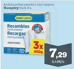Sorli Humydry - antihumitat recanvi olor netutre oferta