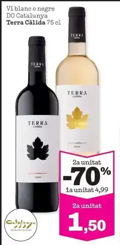 Sorli Terra càlida - vi blanc o negre do catalunya oferta