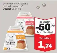Sorli Purina - gourmet revelations pollastre o salmo oferta