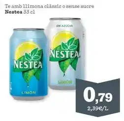 Sorli Nestea - te amb llimona clàssic o sense sucre oferta