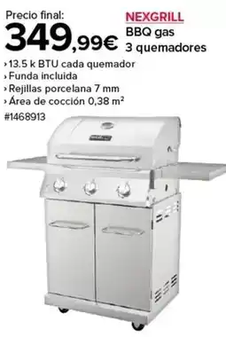 Costco Bbq gas 3 quemadores oferta