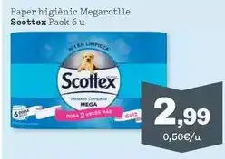 Sorli Scottex - paper higienic megarotlle oferta
