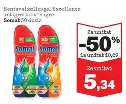 Sorli Somat - rentavaixelles gel excellence antigreix o vinagre oferta