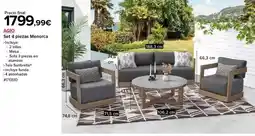 Costco Set 4 piezas menora oferta
