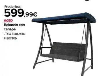 Costco Agio balancín con canape oferta