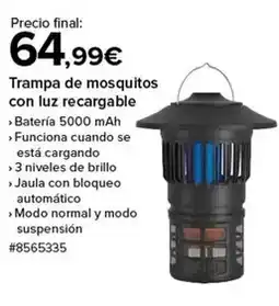 Costco Funciona - trampa de mosquitos con luz recargable oferta