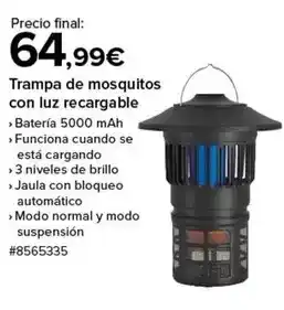 Costco Funciona - trampa de mosquitos con luz recargable oferta