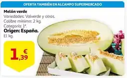 Alcampo Alcampo - melón verde oferta