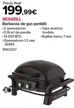 Costco Barbacoa de gas portátil oferta