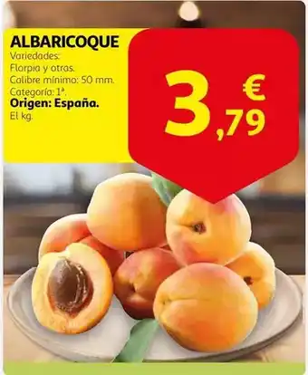 Alcampo Origen - albaricoque oferta