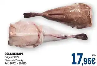 Makro Origen - cola de rape oferta
