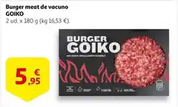 Alcampo Burger meat de vacuno oferta