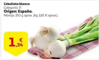 Alcampo Origen - cebolleta blanca oferta