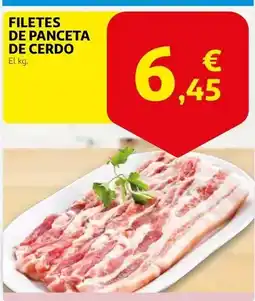 Alcampo Filetes de panceta de cerdo oferta