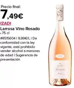 Costco Izadi - vino rosado oferta