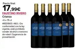 Costco Faustino rivero - crianza oferta