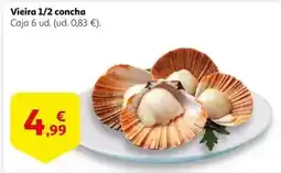 Alcampo Vieira 1/2 concha oferta