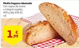 Alcampo Media hogaza rebanada oferta