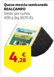Alcampo Realcampo - queso mezcla semicurado oferta