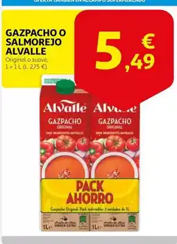 Alcampo Alvalle - gazpacho o salmorejo oferta