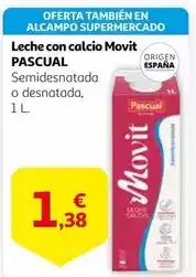 Alcampo Alcampo - leche con calcio movit oferta