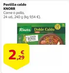 Alcampo Knorr - pastilla caldo oferta