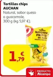 Alcampo Auchan - tortillas chips oferta