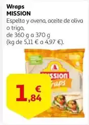 Alcampo Mission - wraps oferta