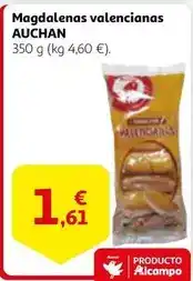 Alcampo Auchan - magdalenas valencianas oferta