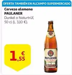 Alcampo Paulaner - cerveza alemana oferta